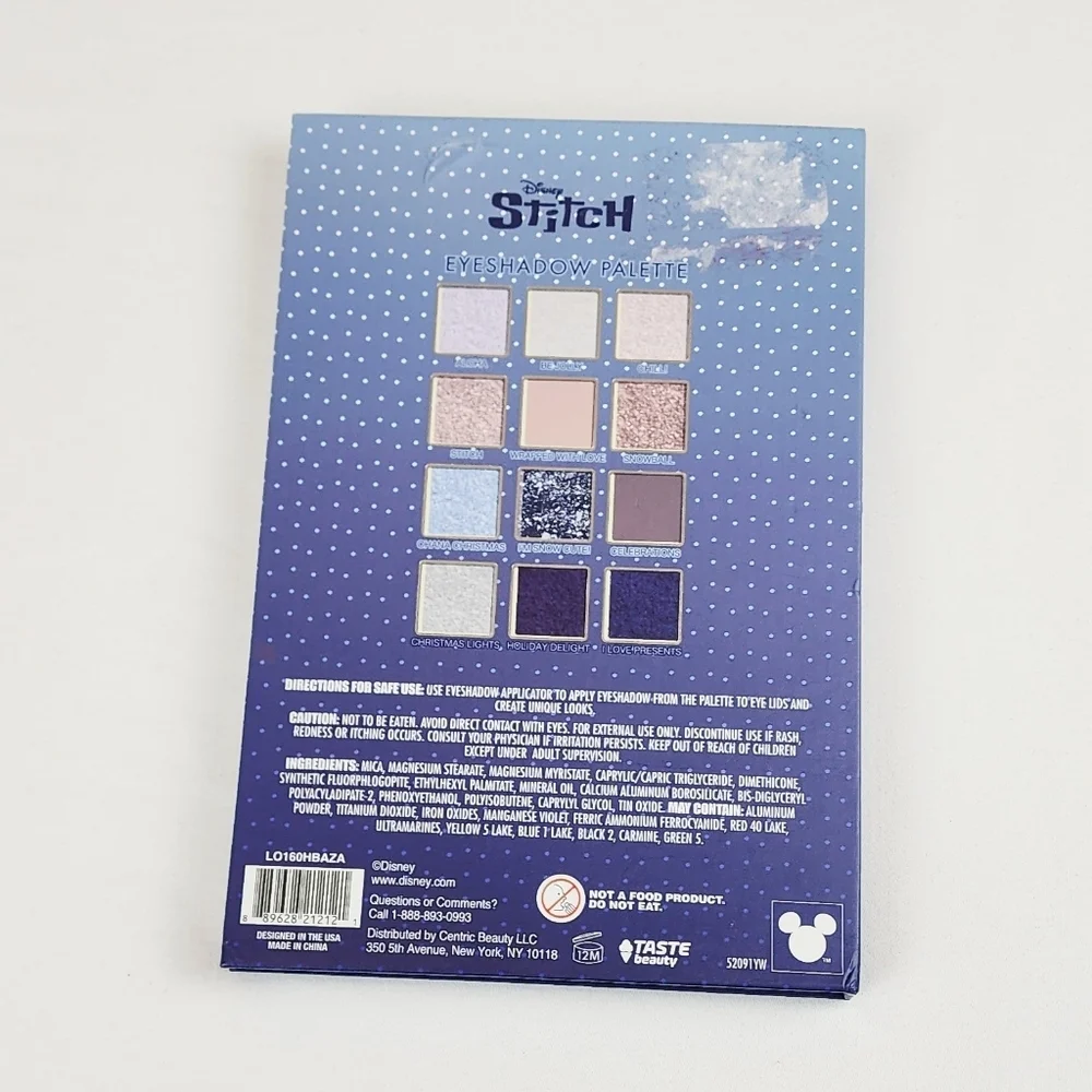 Disney Stitch 12 Shade  Eyeshadow Palette